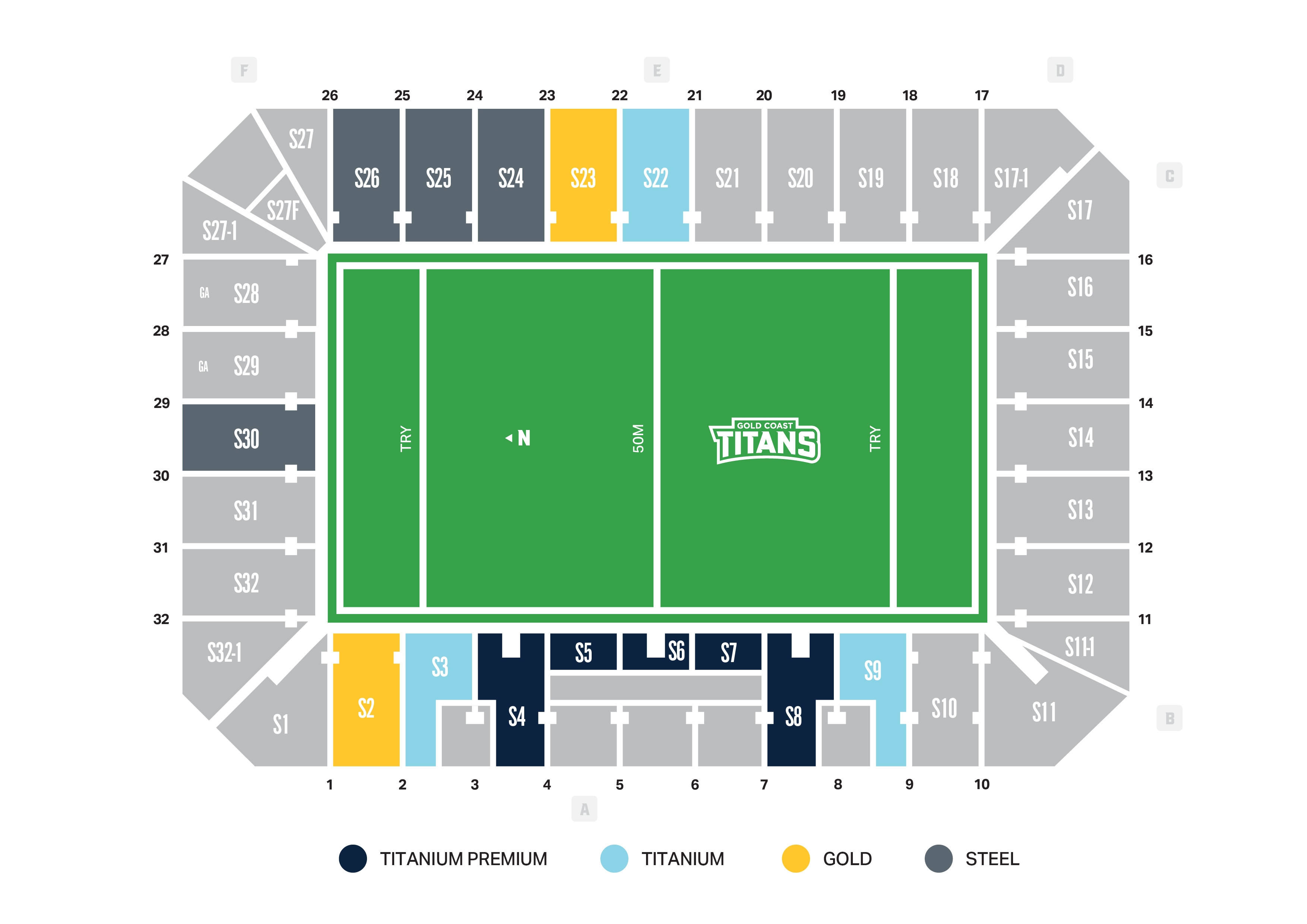 GCT4995 2026 Membership Maps Full Season Reserved