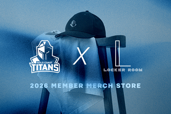 Gold coast titans the locker room 2026 member merch store
